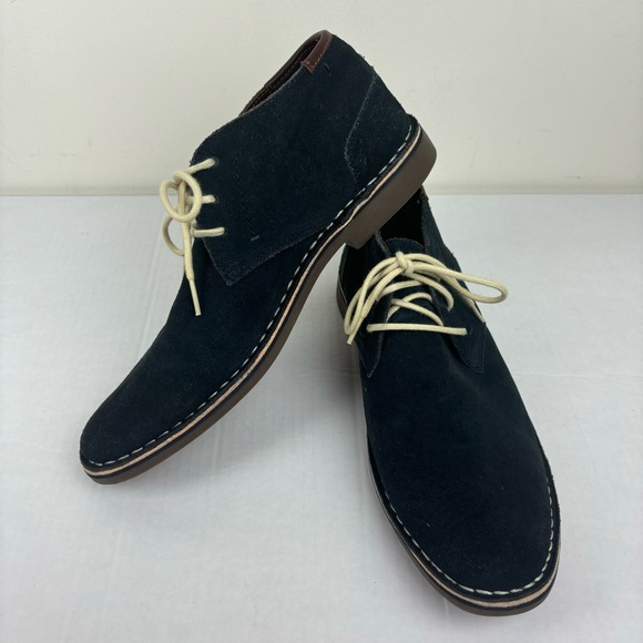 Reaction by Kenneth Cole-blue sueded leatherChukka boots-Men’s 9.5-EUC - Picture 4 of 10